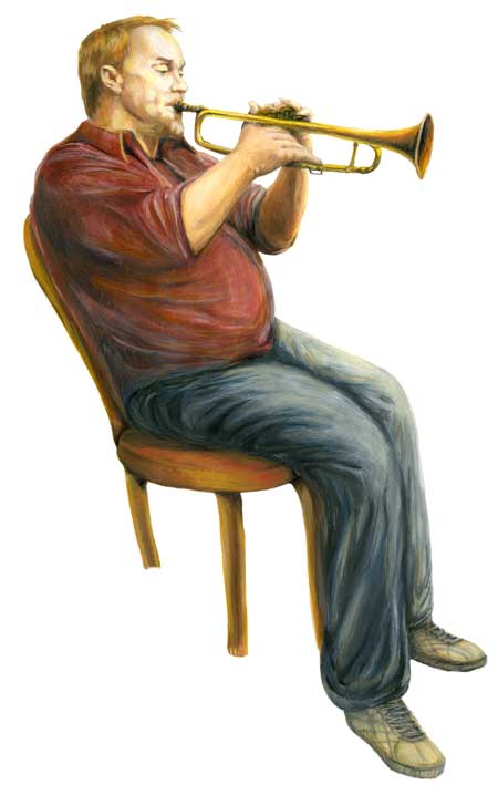 Kyle Gregory drawing Eloisa Ferrari
