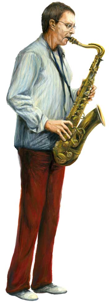 Robert Bonisolo drawing Eloisa Ferrari